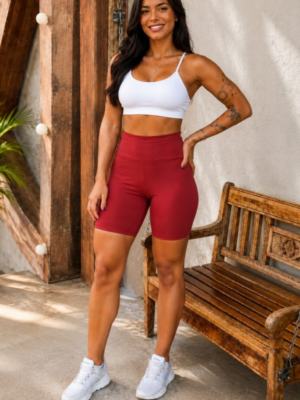 Short meia coxa Meryl poliamida 44