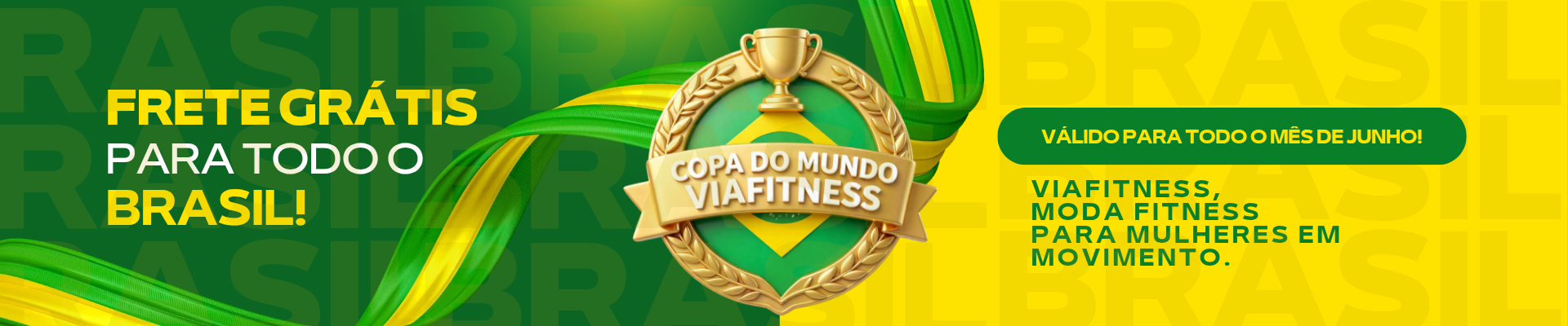 Frete grátis para todo o Brasil durante o mês de Junho
